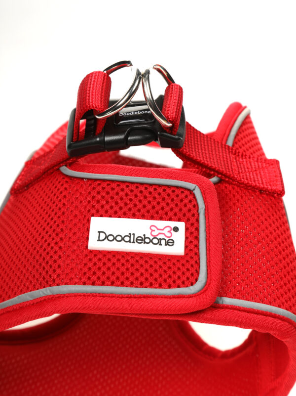Doodlebone Red Snappy Step In Dog Harness