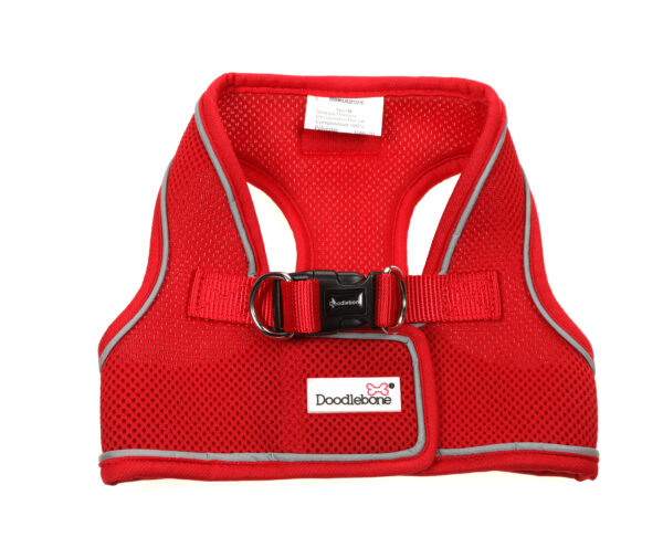 Doodlebone Red Snappy Step In Dog Harness