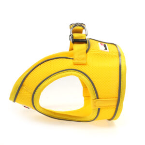 Yellow Doodlebone Snappy Step-In Dog Harness