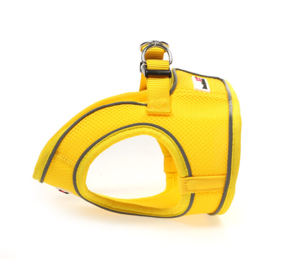 Yellow Doodlebone Snappy Step-In Dog Harness