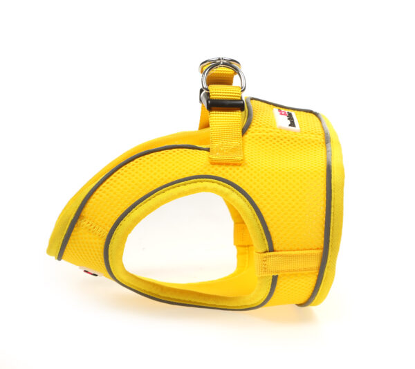 Yellow Doodlebone Snappy Step-In Dog Harness