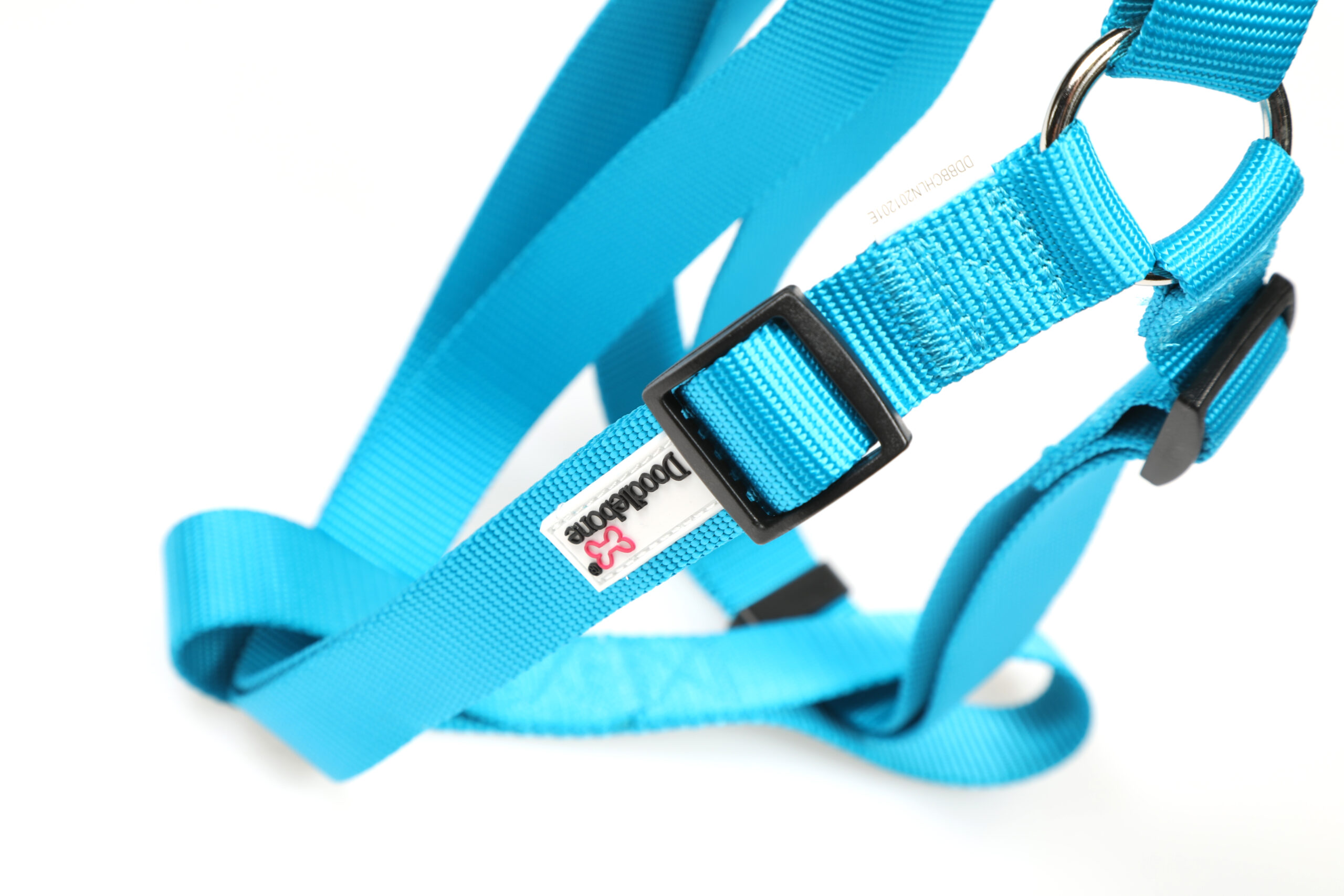 Doodlebone Aqua Blue Adjustable Strap Dog Harness