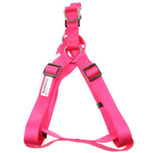 Doodlebone Bright Pink Adjustable Strap Dog Harness