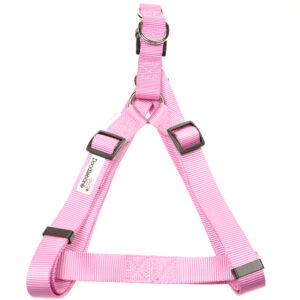 Doodlebone Light Pink Adjustable Strap Dog Harness