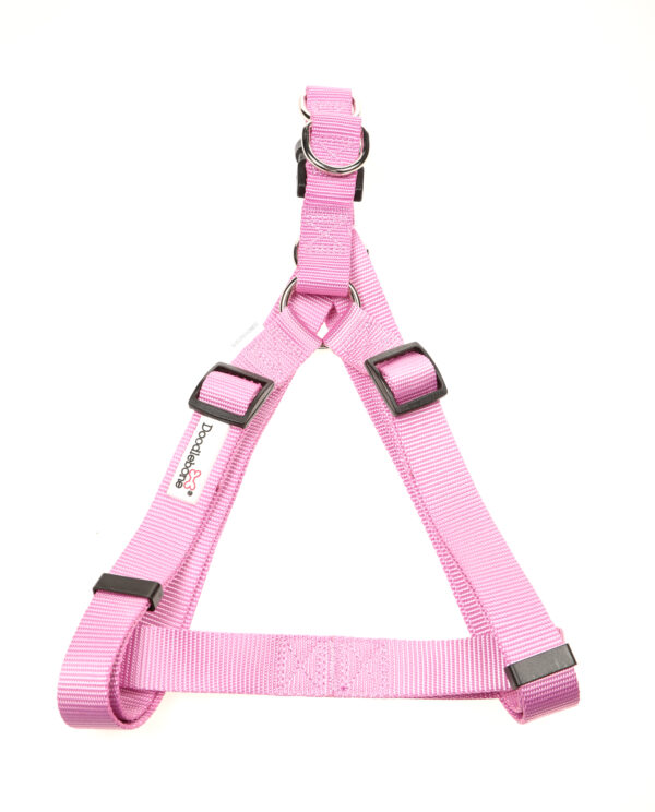 Doodlebone Light Pink Adjustable Strap Dog Harness