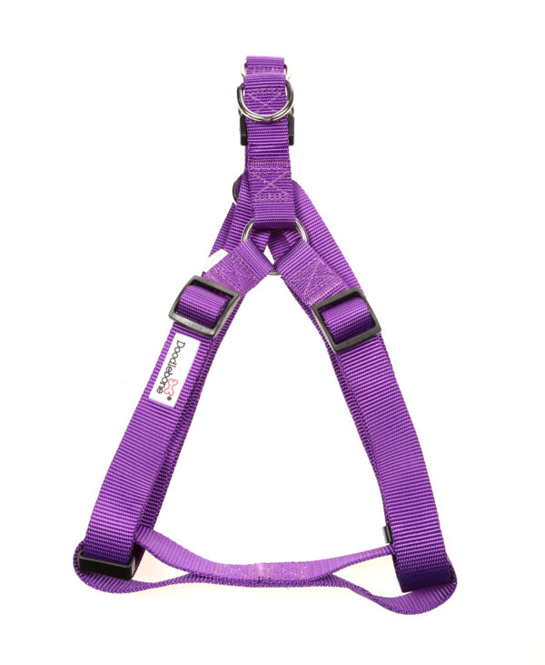 Doodlebone Purple Adjustable Strap Dog Harness