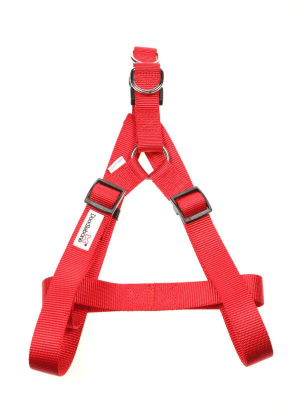 Doodlebone Red Adjustable Strap Dog Harness