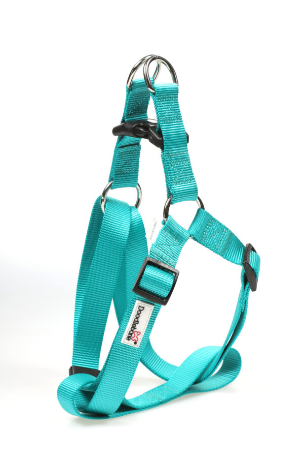 Doodlebone Teal Adjustable Strap Dog Harness