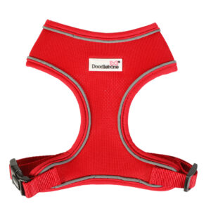 Doodlebone Red Airmesh Dog Harness at The Lancashire Dog Company