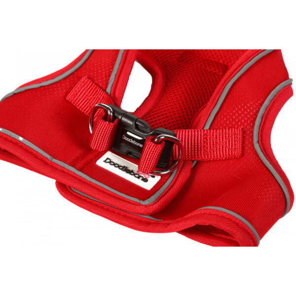 Doodlebone Red Snappy Dog Harness at The Lancashire Dog Company