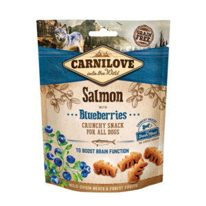 Carnilove Salmon with Blueberries Crunchy Snacks