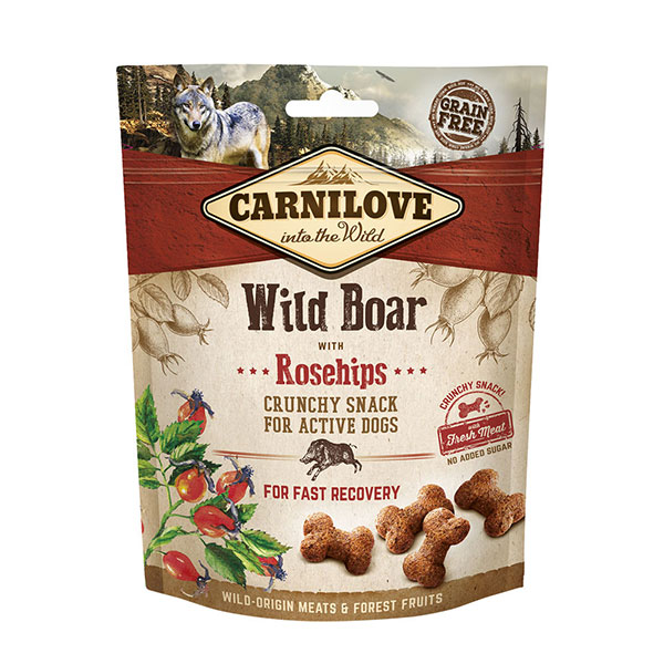 Carnilove Wild Boar with Rosehips Crunchy Snacks