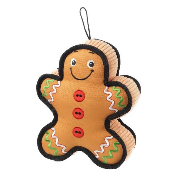 House of Paws Canvas Gingerbread Man Dog Toy