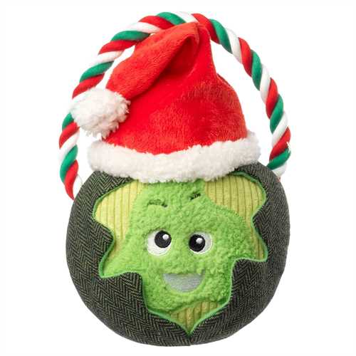 House of Paws Festive Sprout Rope Dog Toy