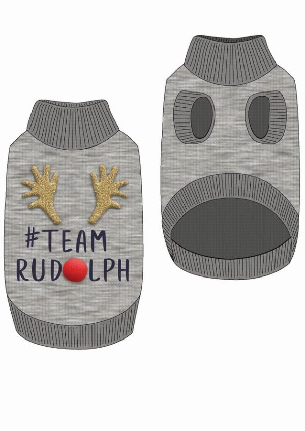 House of Paws Team Rudolph Christmas Dog Jumper