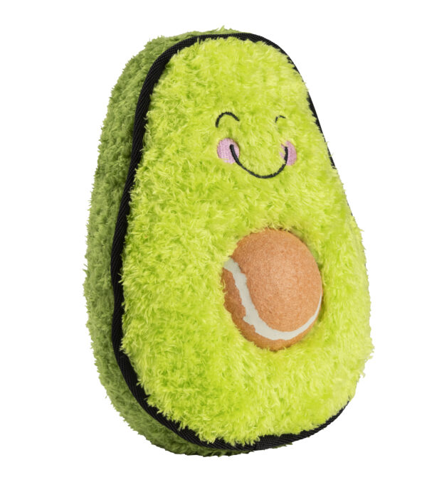 House of Paws Large Plush Avocado Dog Toy