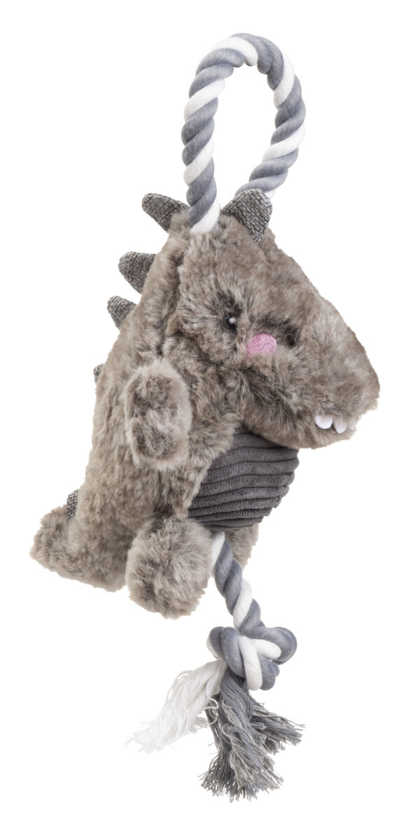 House of Paws Dinosaur Rope Tug Dog Toy