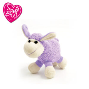 Ancol Small Bite Lilac Lamb Plush Dog Toy