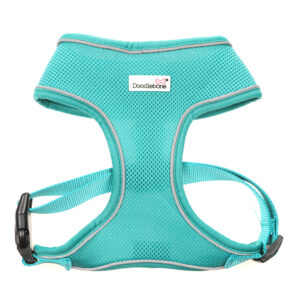 Doodlebone Teal Airmesh Dog Harness