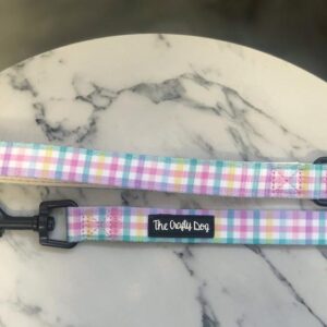 The Crafty Dog 'Picnic Plaid' Checked Print Dog Lead