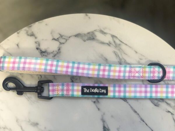 The Crafty Dog 'Picnic Plaid' Checked Print Dog Lead