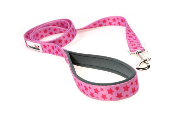 Doodlebone Originals Cherish Stars Pink Star Dog Lead