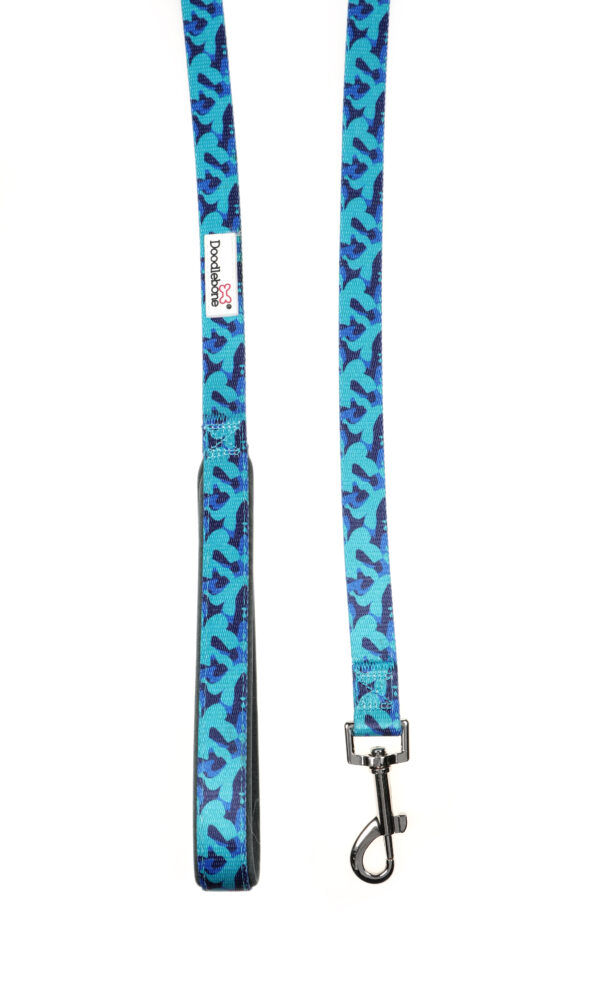 Doodlebone Originals Midnight Camo Blue Camouflage Dog Lead