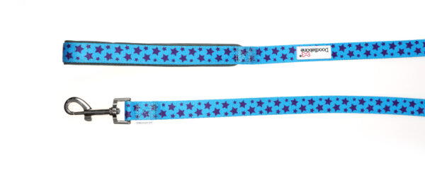 Doodlebone Originals Shoot For The Stars Blue Star Dog Lead