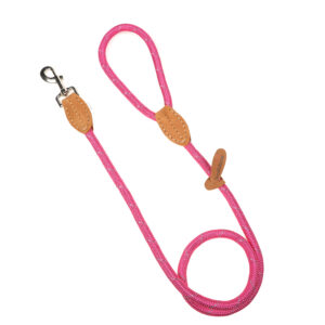 Doodlebone Originals Bright Pink Rope Dog Lead