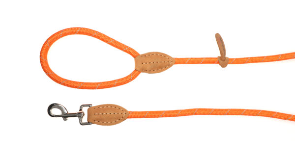 Doodlebone Originals Orange Rope Dog Lead