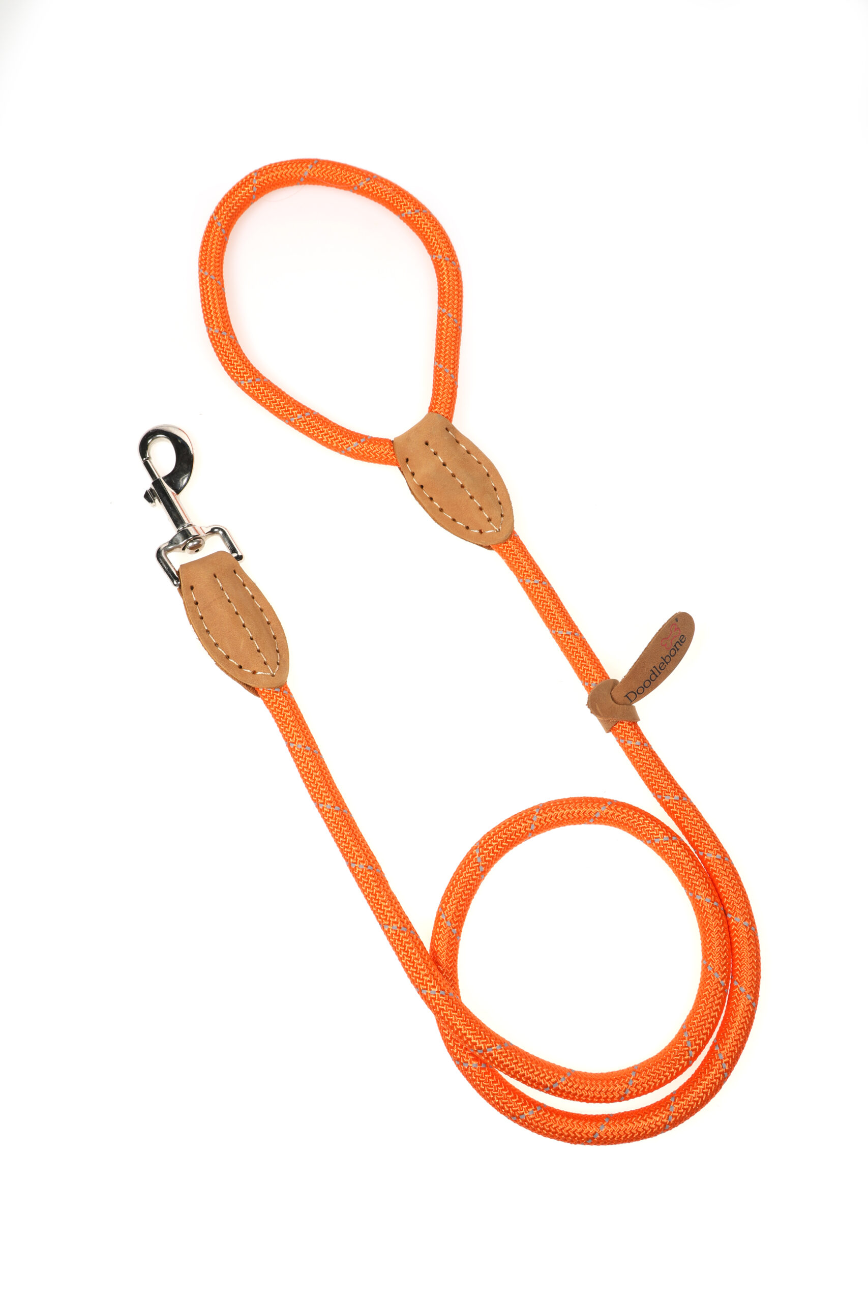 Doodlebone Originals Orange Rope Dog Lead
