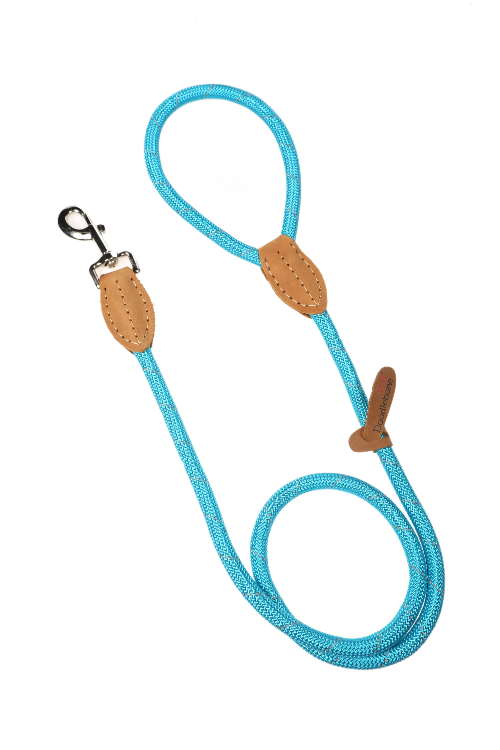 Doodlebone Originals Aqua Blue Rope Dog Lead