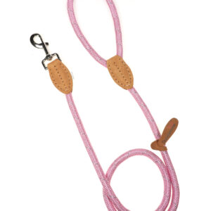 Doodlebone Originals Light Pink Rope Dog Lead