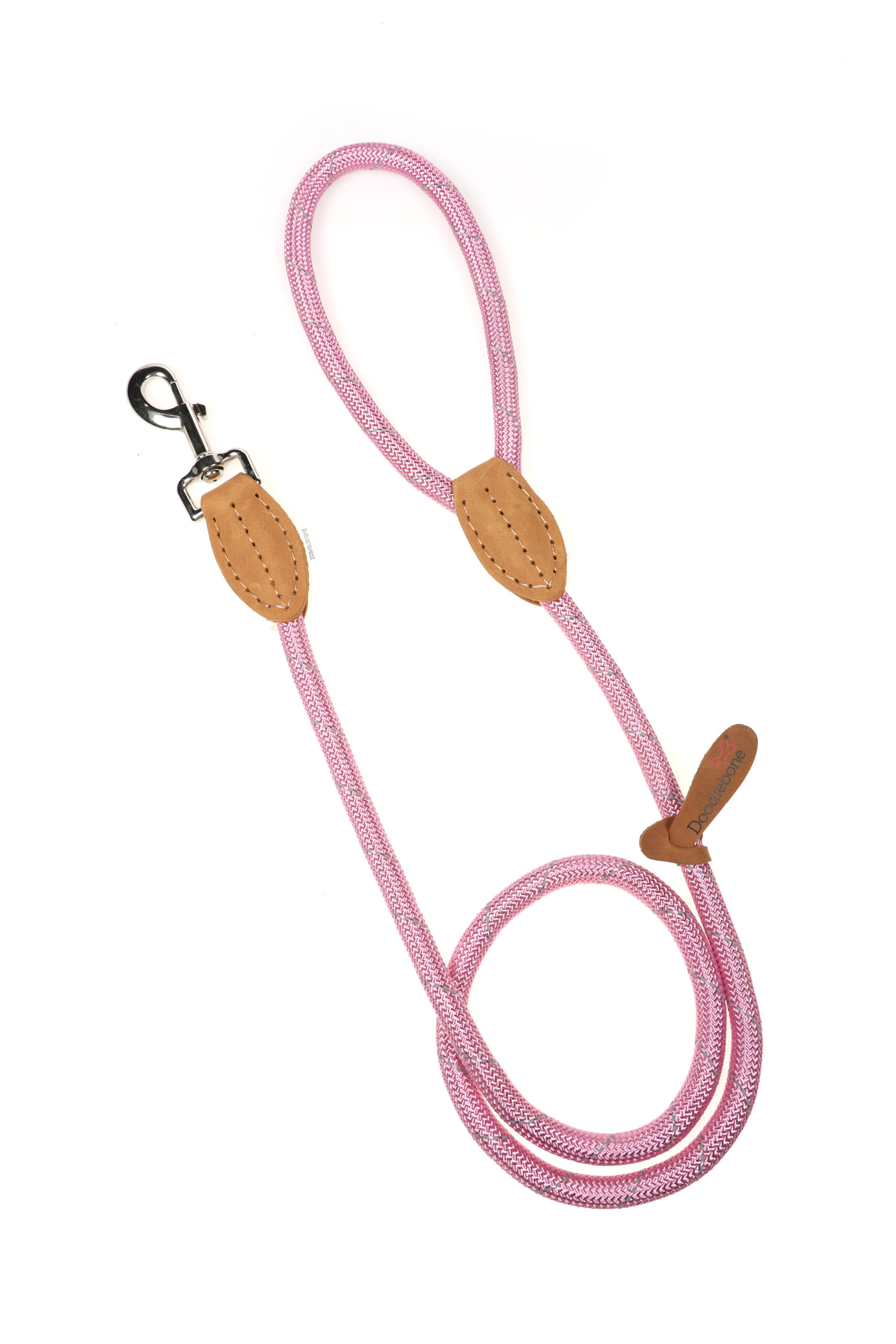 Doodlebone Originals Light Pink Rope Dog Lead