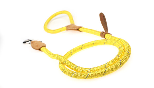 Doodlebone Originals Yellow Rope Dog Lead