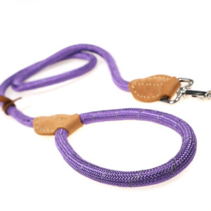 Doodlebone Originals Purple Rope Dog Lead