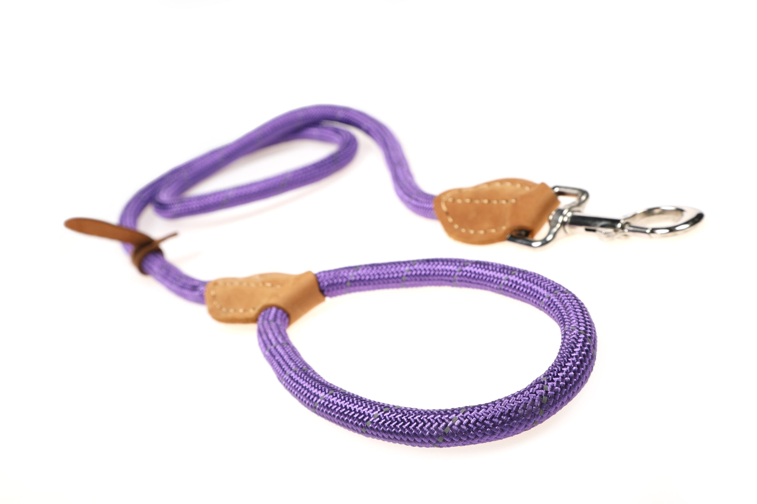 Doodlebone Originals Purple Rope Dog Lead