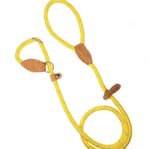 Doodlebone Originals Yellow Rope Dog Slip Lead