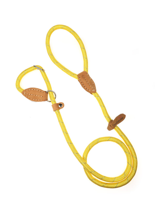 Doodlebone Originals Yellow Rope Dog Slip Lead