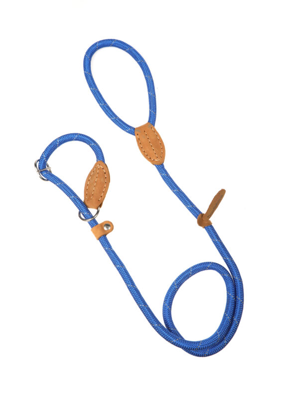 Doodlebone Originals Royal Blue Rope Dog Slip Lead