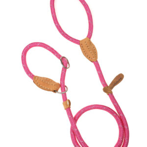 Doodlebone Originals Bright Pink Rope Dog Slip Lead