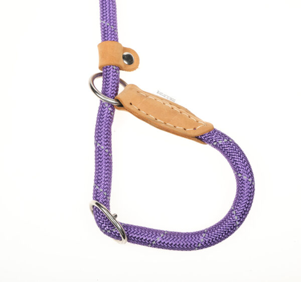 Doodlebone Originals Purple Rope Dog Slip Lead