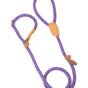 Doodlebone Originals Purple Rope Dog Slip Lead