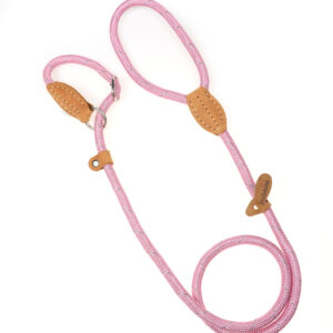 Doodlebone Originals Light Pink Rope Dog Slip Lead