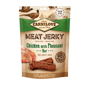 Carnilove Jerky Chicken with Pheasant Fillet Grain Free Dog Treats