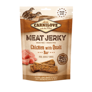 Carnilove Jerky Chicken with Quail Fillet Grain Free Dog Treats