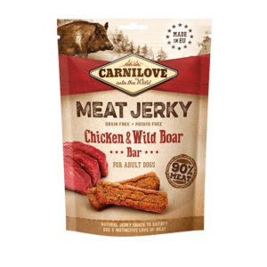 Carnilove Jerky Chicken and Wild Boar Fillet Grain Free Dog Treats