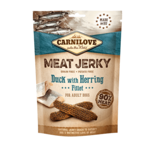 Carnilove Jerky Duck with Herring Fillet Grain Free Dog Treats