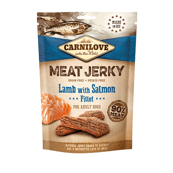 Carnilove Jerky Lamb with Salmon Fillet Grain Free Dog Treats