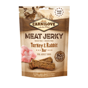 Carnilove Jerky Turkey and Rabbit Fillet Grain Free Dog Treats